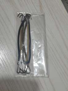 5条高弹力发圈，符合国家标准，适合拉丁舞造型，皮革发圈，美发工具，发髻钩，马尾橡皮筋，加厚弹力发夹，发圈，马尾发绳，发饰，适合派对装饰头饰，发圈，发绳 - 彩色 - 查看 7