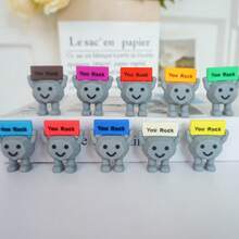 1/5/10个装“你真棒”迷你装饰品 - 积极励志礼物，鼓舞人心的石头装饰品，派对装饰品，石头装饰品，礼品袋填充物和奖励品。非常适合送给家人、同事、员工、老师、朋友，作为生日鼓励礼物，也可用作房间装饰和办公桌装饰。 - 彩色 - 查看 10