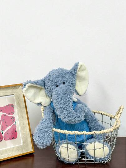 32厘米/12.6英寸毛绒大象玩偶，可爱柔软，适合儿童、男孩、女孩、幼儿和成人，是生日、节日、圣诞节、新年等场合的完美礼物，也是家居、儿童房、游戏区装饰的理想伴侣。