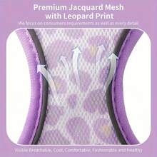 Anti-Escape Reflective Breathable Pet Chest Harness, Suitable For Medium & Small Pets - Purple - View 7
