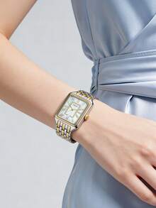 Fossil Raquel 三指针日期双色不锈钢手表 ES5305 - 白色 - 查看 2