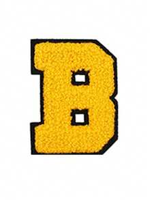 1/26pcs Chenille 2.8 Inch Letter Iron-On Patches, Suitable For Repairing Jeans, T-Shirts And Other Clothing, Letter Patch Badges - Yellow - View 38