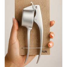 Espremedor de Alho Manual Prático em Aço Inox Fácil de Usar - Multicolorido - Visão 3