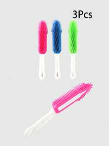 Bộ 3 lược chải lông thú cưng: Lược silicon mềm mại dành cho chó và mèo, giúp làm sạch sâu để loại bỏ lông thừa/bông tơ. Nhẹ nhàng với da thú cưng, dễ dàng vệ sinh. Công cụ thiết yếu để chăm sóc lông thú cưng. Giữ cho người bạn lông vũ của bạn luôn sạch sẽ và thoải mái! - Nhiều màu - Xem 9