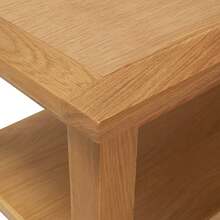 vidaXL Tavolo basso 90x45x40 cm Bois de chêne massiccio - Castano - Visualizzare 5