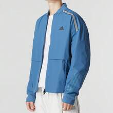 Adidas Striped Casual Sports Jacket Blue Jacket Men - Multicolor - View 5