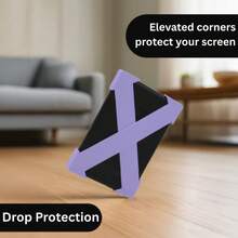 安全手带多功能轻便指握式电子阅读器支架，适用于6-7英寸Kindle Paperwhite/Kobo/Voyaga/Pocketbook/Tolino电子书，高弹性 - 彩色 - 查看 8