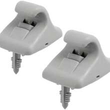 BESTYASH Kit De 2 Clips para Visera Solar De Auto Soporte Parasol Sujetador De Visera Compatible con  2017 InstalaciN FCil Y Segura - como se muestra en la figura - Ver 2