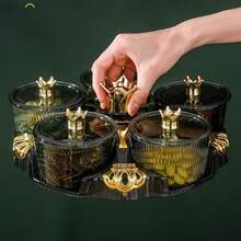 Rastrelliera girevole per lo stoccaggio - Grigio Scuro - Visualizzare 8