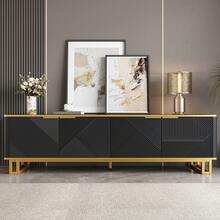 Television Stands & Entertainment Centers - Black - View 8