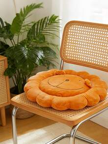 2026新款可爱卡通芯沙发垫，汽车坐垫，办公电脑椅垫，学生椅垫，毛绒保暖椅垫，四季皆宜，情人节礼物，适合卧室和客厅。游戏椅坐垫，办公椅坐垫，汽车坐垫，椅子靠枕。 - 橘色 - 查看 11