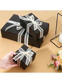 Rollo de papel de regalo con acabado metálico mate negro, adecuado para cumpleaños, Navidad, bodas, Día del Padre, baby shower, graduación, manualidades y otras ocasiones - Multicolor - Ver 4