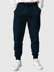 All Regular Fit Pocket Drawstring Halloween Christmas - Màu xanh hải quân - Xem 5