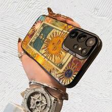 Tarot Sun Art Phone Case High Grade Elegance | Yellow Resistant And Wear-Resistant | Mobile Phone Case Wholesale UV Printing For Samsung And For Galaxy S24/S24P/S24U/S25/S25U/S25P/S20FE/S21FE/S23/S23ULTRA/S23PLUS/S23FE/A52/A54/A53/A14/A25/A34/A05S/A15( - màu đen - Xem 5