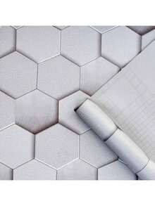 Peel & Stick Ball Pattern Wallpaper - Waterproof Oil-Proof Vinyl Contact Paper For Wall Decor & Furniture Refurbishing - Grey - View 5