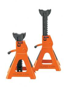 2-Piece Car Tower, 3-Ton Load Capacity, 29cm-43cm Height, Orange Color - Orange - View 1
