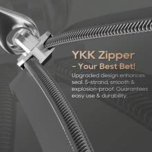 Joyway 3 Piece Luggage Set 20 24 28 Inch Polypropylene Hardside Suitcases With 360° Spinner Wheels & TSA Lock, Lightweight Durable Carry On Included For Business Travel And Family Trips - 灰色 - 查看 4