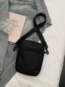 Cartoon Embroidered Backpack, Large Capacity Nylon Student Bookbag, Adjustable Shoulder Straps, Multi-Compartment Zipper Design, Lightweight & Foldable, Classic Cartoon Pattern, Durable & Practical, Suitable For School, Commute, Travel , Valentines Gifts - Multicolor - View 4