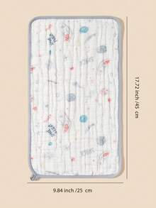 3条/5条装 Oeko-Tex 认证柔软婴儿毛巾，适合儿童日常使用，可用作面巾、围兜或婴儿襁褓毯。 - 彩色 - 查看 9