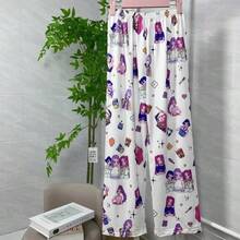 动漫卡通韩版睡衣，Y2K春秋新款女士休闲家居裤，时尚礼物 - 彩色 - 查看 4