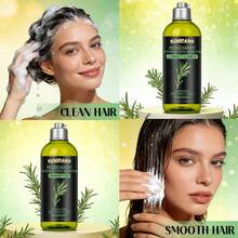 2件装迷迭香水溶性角蛋白洗发水和护发素套装，蕴含透明质酸、迷迭香、桂花、水解角蛋白，深层清洁温和保湿草本精华洗发水，适合所有发质。 - 洗髮+護髮素 - 查看 4