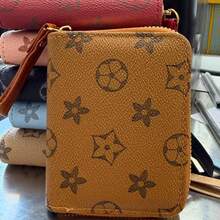 Cartera corta multicolor con estampado de tigre, tarjetero, monedero (12 piezas) - Multicolor - Ver 5