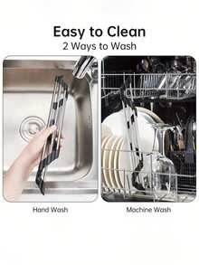 1pc Foldable Triangular Dish Rack - Space-Saving Corner Sink Organizer - Dish Drying Rack With Drainage Function For Small Kitchen, RV And Dorm - Multicolor - View 4