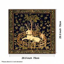 1pc Colorful Mandala Creative Tablecloths Tarot Tablecloth Tarot Enthusiasts Use It For Divination Party Event Decoration - Multicolor - View 6