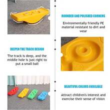 JCH-Buosha Tabla de Equilibrio para Niños Tabla con Curvas de PE Equipo de Entrenamiento Sensorial Azul - Azul - Ver 5