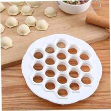 2pcs Dumpling Mold + Dumpling Filling Stick, Dumpling Mold, 19-Hole Plastic Dumpling Mold, Dumpling Dough Mold, Small Dumpling Mold, Round Dumpling Mold, Kitchen Utensils