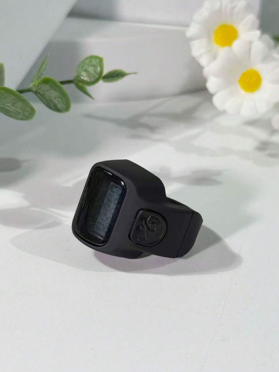 Contador de anillo clásico y sencillo, de material de resina, ligero y cómodo, conteo conveniente, contador de anillo con pantalla digital, contador de presión manual de alivio, ampliamente aplicable, disponible en varios colores, adecuado para hombres y mujeres, regalos navideños, contador de rosario electrónico, aplicable para uso comercial y doméstico, contador multifuncional - Multicolor - Ver 1