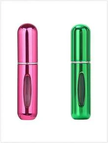 1个/2个/3个/4个/5个装 5毫升便携式迷你香水可填充喷雾瓶，配有香水泵头，适合旅行和户外使用