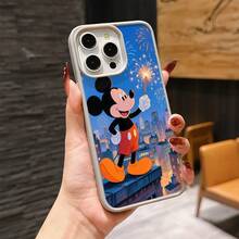 Mickey Mouse Clubhouse Character Patterned Phone Case Featuring A Joyful Design. Mickey Mouse, Minnie Mouse, Donald Duck, Daisy Duck, Goofy Dog, Compatible With IPhone 17, 17 ProMax, 17 Pro, 17 Air, 16, 15, 14, 13, 12 Pro 11 XsMax Xs Xr X And Galaxy Models, With Shockproof Protection And Magnetic Case. A Fun Gift For Disney Fans ,Mickey Fans, Family, Friends, Birthdays, Holidays, And Special Occasions. A Delightful Addition To Your Phone Accessories. - Xám - Xem 1