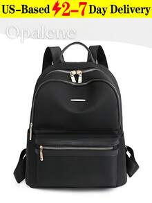 Malist Flower Embroidery Functional Backpack For Women, Business Casual Commuting Travel Backpacks, Cute Multi-Compartment Versatile Computer Daypack, Portable Campus School Bag For Junior High School And College Students, School Backpack, Elementary School, Middle School, High School, Back To School Bags, Waterproof, Lightweight, Classic Casual, Suitable For Teen Girls Women College Students, Teacher, Perfect For Back To School, First Day Of School, Middle School, High School - Nhiều màu - Xem 2
