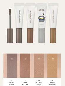 Rom&nd RomandBrow Tint Light Brown, Limited Edition, Cute Design Limited Edition, Waterproof Brow Mascara, Natural Hair-Like Finish, Long-Lasting Color & Hold, Easy To Apply, Not Fade, Smudge Proof, Lightweight Texture, For Beginner, For Women Daily Use, K-Beauty, Korean Makeup, GIFT, 9g/0.31 Oz - 03 - 查看 5