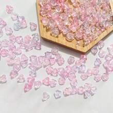 Transparent Dual-Color Luminous Wax Apple Beads For DIY Earrings, Hair Clips, Headpieces, Bracelets, Pendants, Phone Straps, Jewelry Making Materials