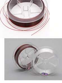 2 bobinas de 100 m de hilo de pescar no elástico, cordón de nailon transparente ultrafino no elástico, hilo de pescar no elástico, cordón de cristal no elástico para materiales de joyería, cordón para modelar, fabricación de joyas, hilo de pescar invisible para cebos, modelado, cordón, cordón para abalorios para la fabricación de joyas, fabricación de joyas, suministros para accesorios hechos a mano, cordón trenzado de hilo de pescar, cordón para hacer pulseras. - Rojo - Ver 7