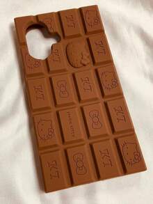 Sanrio 时尚创意Hello Kitty手机壳，三丽鸥动画，Kitty，KT，亲肤磁吸手机壳，兼容苹果17系列、11/12/12 Pro、13/14/15、13 Pro/14 Pro/15 Pro，防震保护壳，也适用于12 Pro Max/13 Pro Max/14 Pro Max/15 Pro Max、16、16 Pro、16 Pro Max，巧克力KT，情人节、开斋节、情侣款 - 棕色 - 查看 8