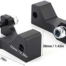 Kit de Descenso Ajustable, Kit de Descenso de Grilletes Abatibles, Kit de Soporte de Bloque de Descenso Frontal de 3,5 Pulgadas, Ajuste para 350 660R 700 ATV - como se muestra en la figura - Ver 7