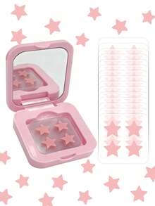 60pcs/Box Cute Star Stickers - Face Stickers, Alcohol-Free, Fragrance-Free, Gentle On Skin, Easy To Apply, Waterproof, Ideal For Party Decorations, Face Stickers, Decorative Stickers, Comes With Makeup Mirror, Suitable For Makeup, Room Decor, Vanity, Travel, Bedroom, Makeup Accessories, Essential For Photo Shoots, Face Painting, Suitable For Various Gatherings, Parties And Entertainment Activities - Multicolor - View 15