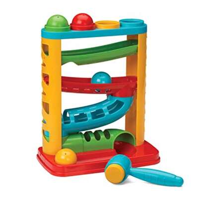 CYPNInfantino  and Drop Ball Tower - Juego Educativo Steam Habilidades de coordinación Ojo-Mano y Juego de causas y Efectos para bebés y niños pequeños 12 m +Fashion