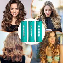 YQQ 50 Pcs 1 Inch Perm Rod Set For Nature Hair Cold Wave Rods For Short Hair Hair Curling Rollers Heatless Perming With Pintail Comb2179 - 1 inch - Xem 6