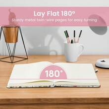 Taja Blank Journal Notebook For Women &Amp; Men, Hardcover Leather Journal For Writing, Sketch Book, A5 Plain Paper Notebook For Drawing &Amp; Sketching, Perfect For Office School Home Supplies, Garden - Màu A - Xem 4