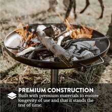 CYPNGas One - Chimenea de leña de 23 Pulgadas para Exteriores - Chimenea Duradera de aleación de Acero para Exteriores - Pequeña Hoguera para Patio Trasero Porche Cubierta Camping BarbacoaFashion - 213471723 - Ver 5