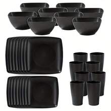 Juegos de comedor - Juego de 32 piezas en beige - Ver 10