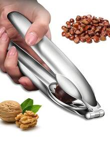 Nuevo clip abierto de castaña, herramienta cortadora de castañas, clip abierto de castañas, herramienta trituradoras de nueces, herramienta trituradoras de pistachos, herramientas de cocina de acero inoxidable 304, trituradoras de nueces para todo tipo de nueces - Multicolor - Ver 3
