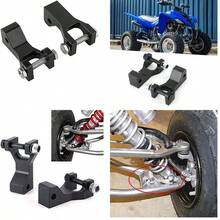 Kit de Descenso Ajustable, Kit de Descenso de Grilletes Abatibles, Kit de Soporte de Bloque de Descenso Frontal de 3,5 Pulgadas, Ajuste para 350 660R 700 ATV - como se muestra en la figura - Ver 1