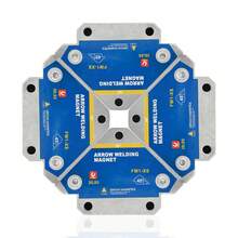 90° Magnetic Welding Square - Set Of 4 Powerful Fixed Magnets - Assembly Jig And Handrail For Welding - Auxiliary Tool
