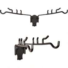 1PC Antler Bike Wall Mount, RIGHT Bike Mounting Kit/Bike Hooks For Hanging Bicycles In Home Or Garage - Compatible With Mountain, Road, Hybrid Bike - Default - View 6