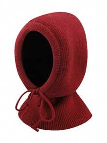 1顶女士拉法帽，时尚针织帽，抽绳针织滑雪保暖帽，适合日常滑雪、街头、户外活动，颜色随机发货 - 彩色 - 查看 13